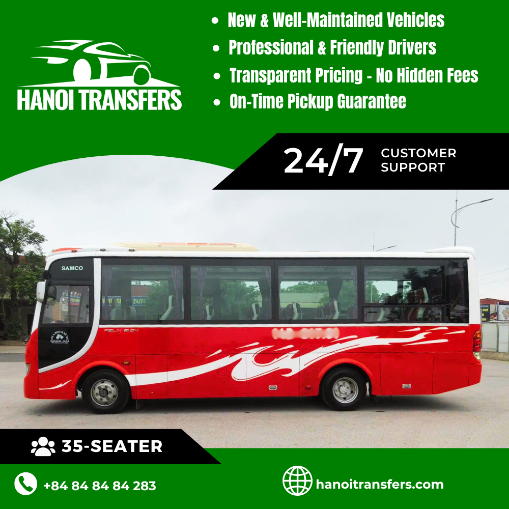35-Seater Rental Car Hanoi Service