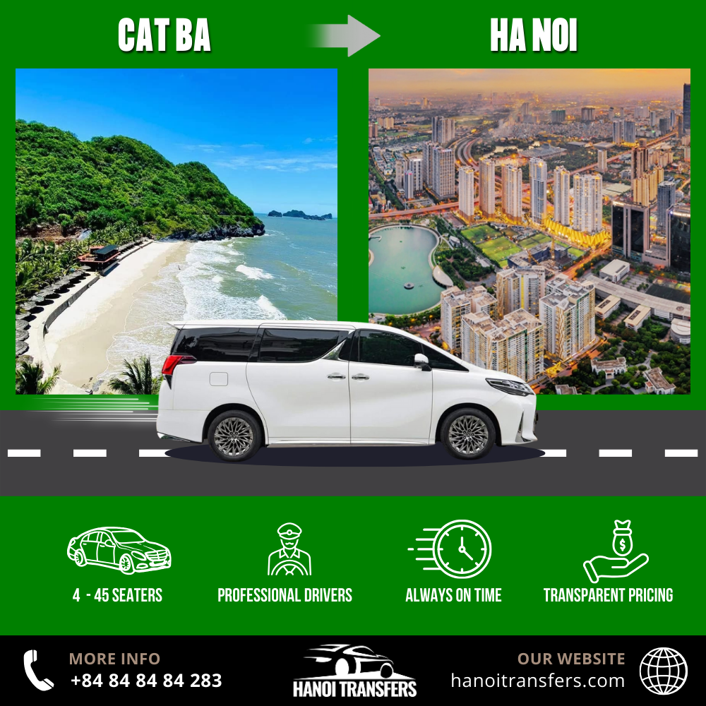 Cat Ba Island to Hanoi Cat Ba Island to Hanoi