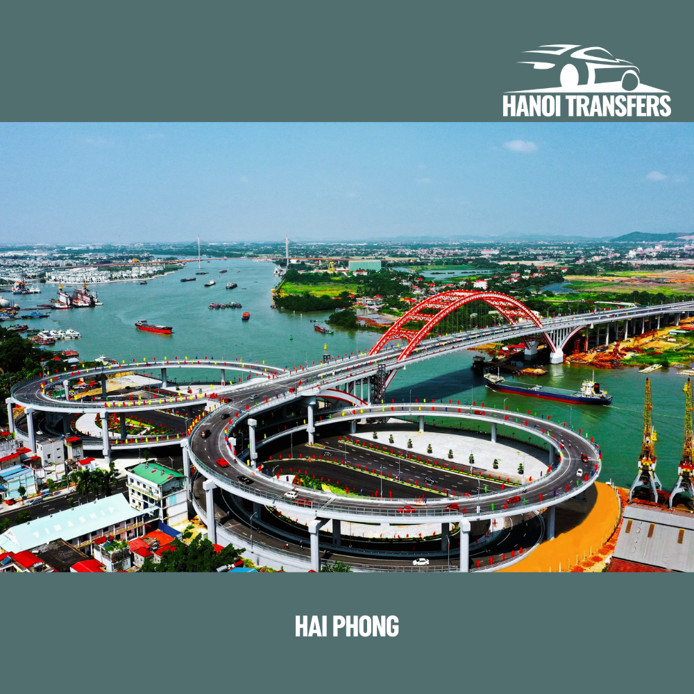 Hanoi Airport to Hai Phong Transfer 4 to 45 Seater Cars