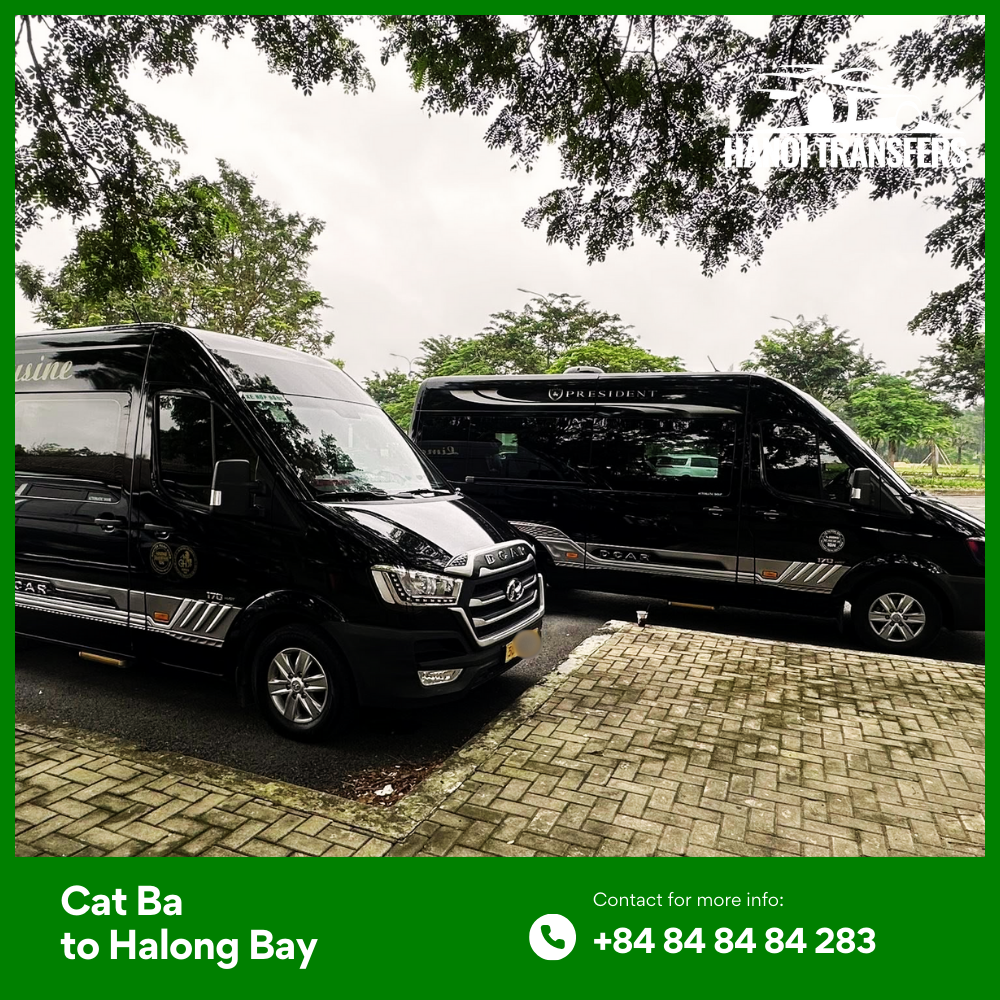 Our Cat Ba to Halong Bay Private Car and Limousine Services
