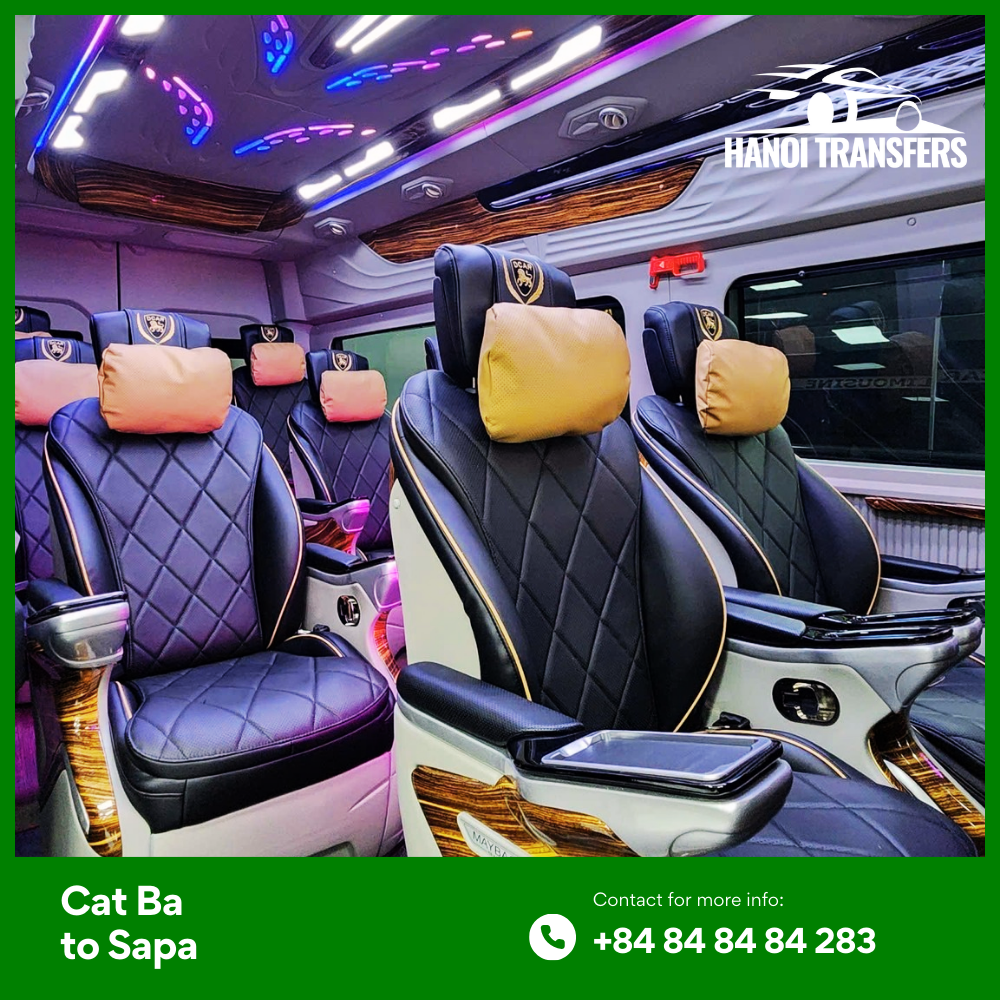 Our Fleet for Cat Ba to Sapa Transfers