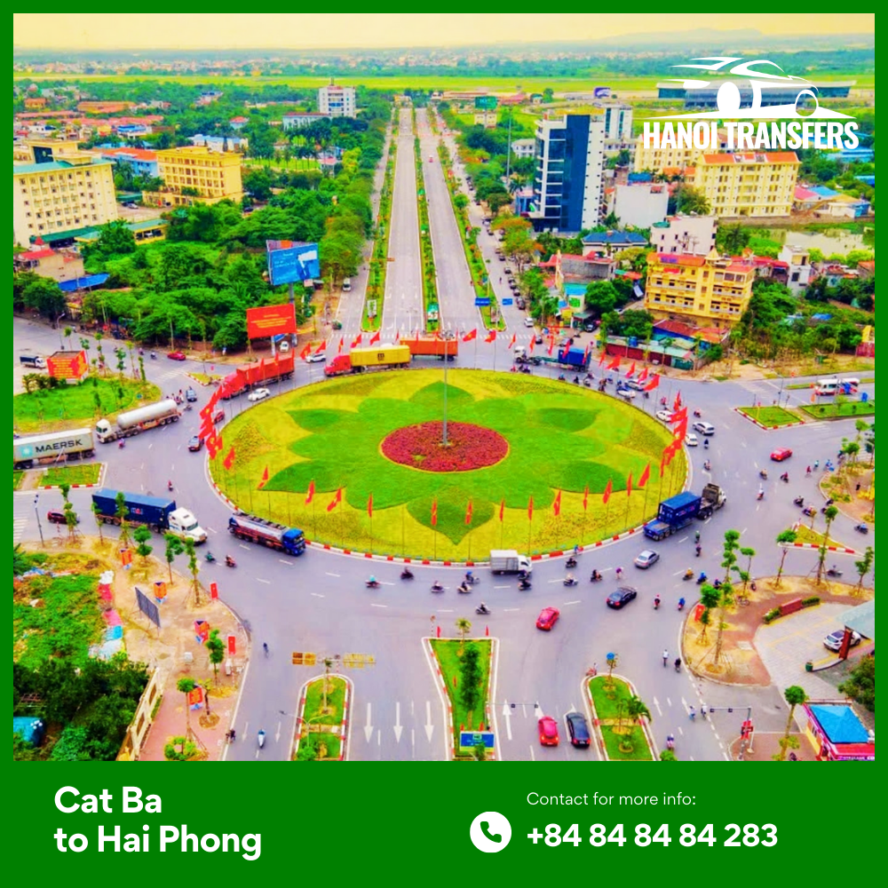 Private Car from Cat Ba Island to Hai Phong