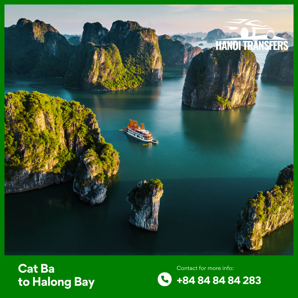 Private Transfer from Cat Ba Island to Halong Bay with Hanoi Transfers