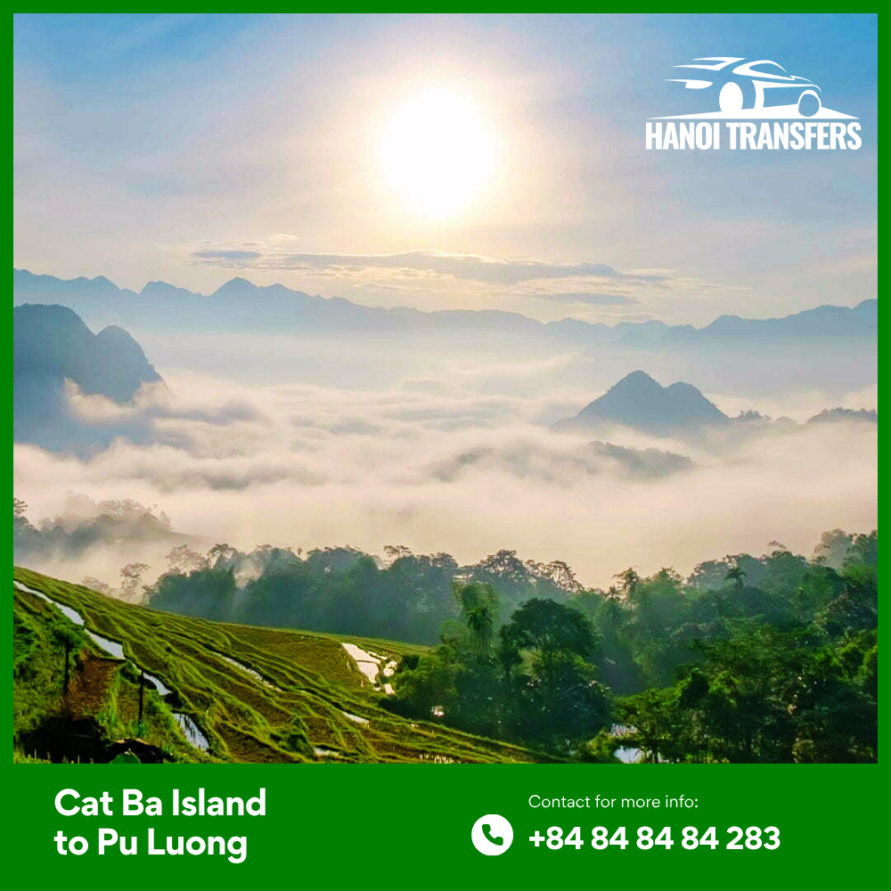 Cat Ba Island to Pu Luong Private Car Transfer