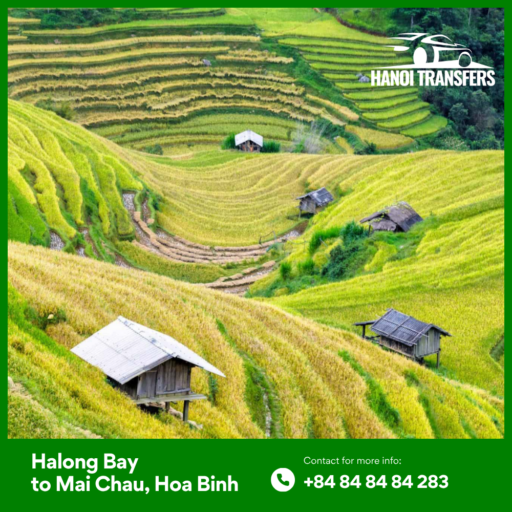 Halong Bay to Mai Chau Private Transfer