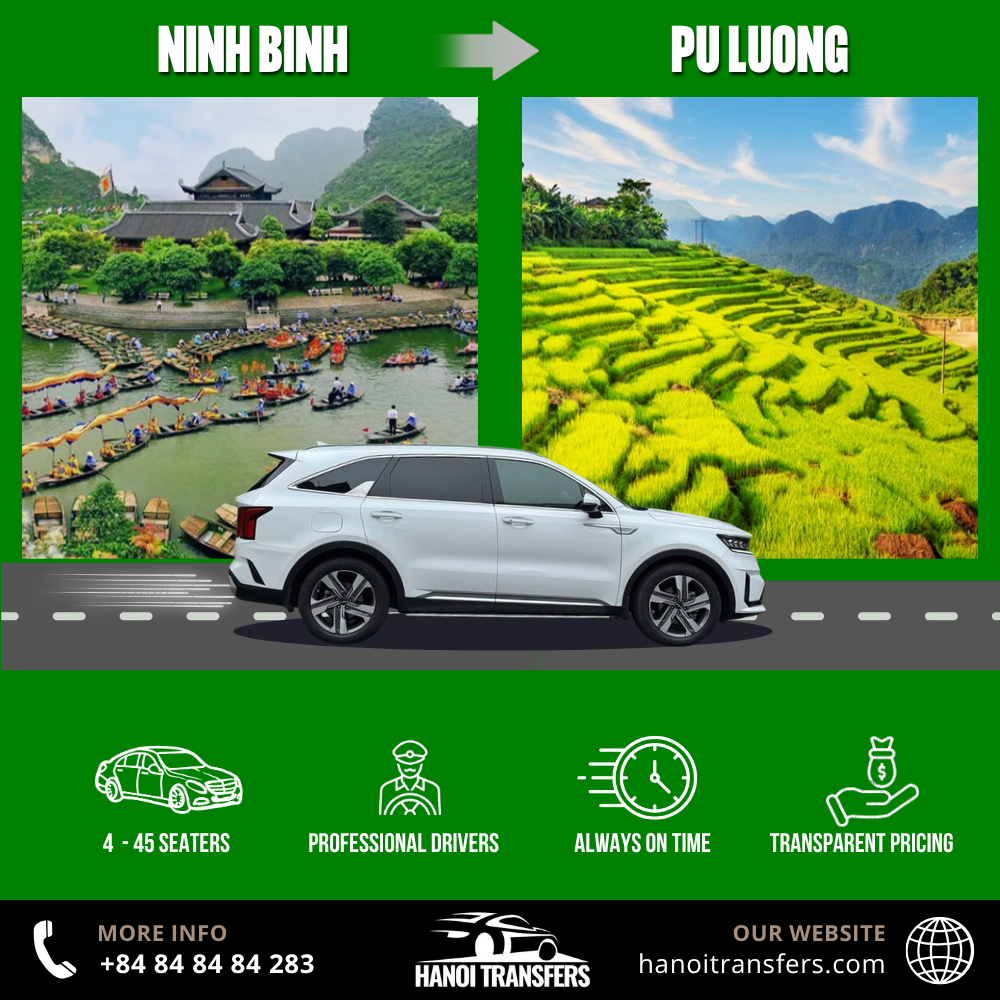 Ninh Binh to Pu Luong Ninh Binh to Pu Luong