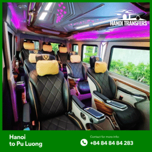 Our Vehicle Options for Hanoi to Pu Luong Private Transfer
