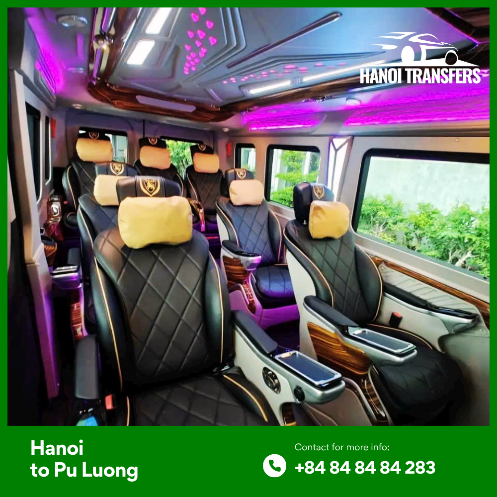 Our Vehicle Options for Hanoi to Pu Luong Private Transfer