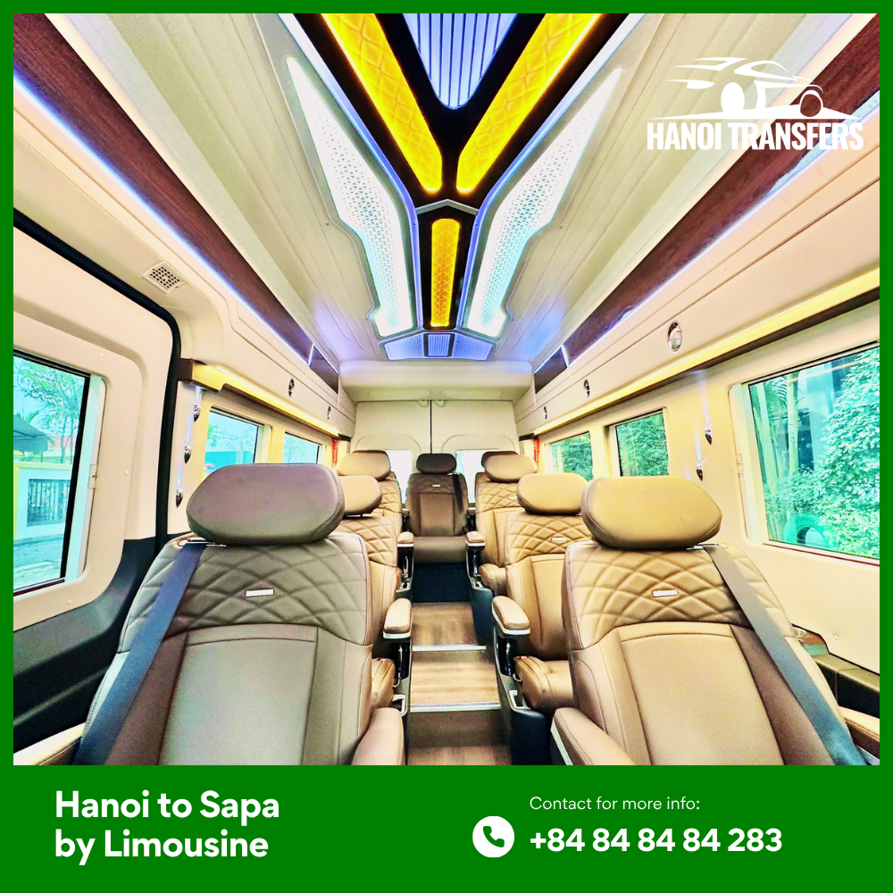 Service by HANOI TRANSFERS – Special Limousine Option